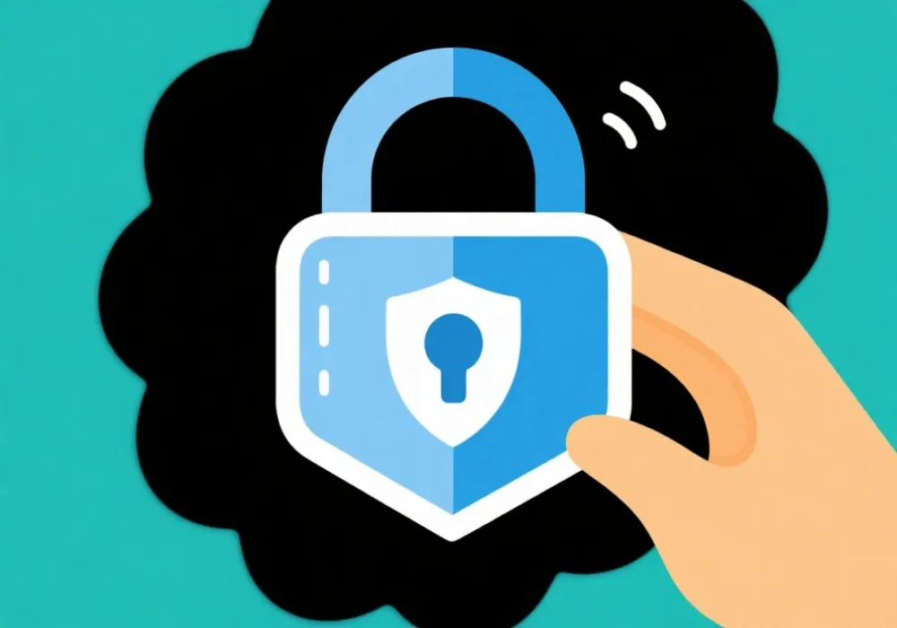 安全下载与隐私守护示意